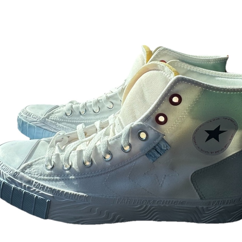 Converse High-Top Sneakers - White and Pastel